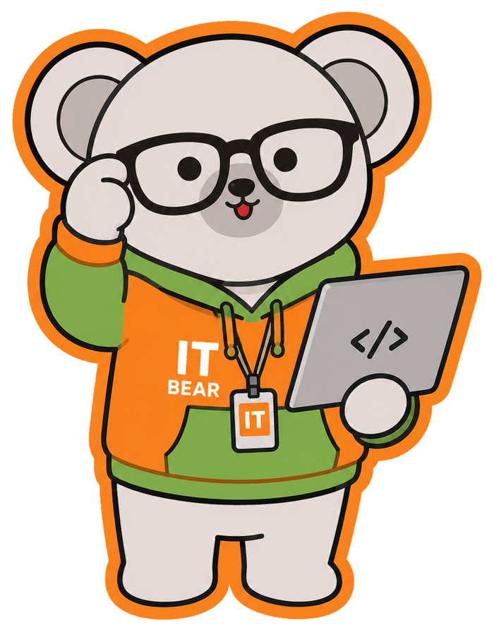 IT Bear mascotte
